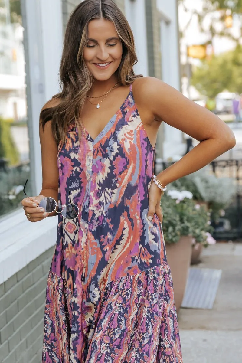 Free People Multi Print Everything And More Maxi Dress - FINAL SALE