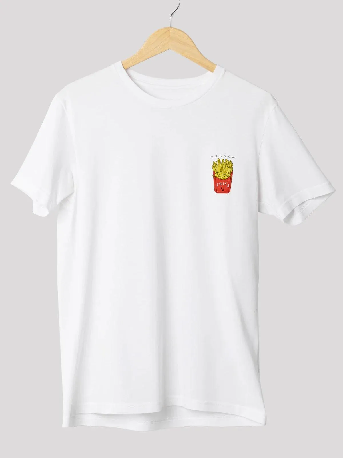 Fries White Unisex T-Shirt