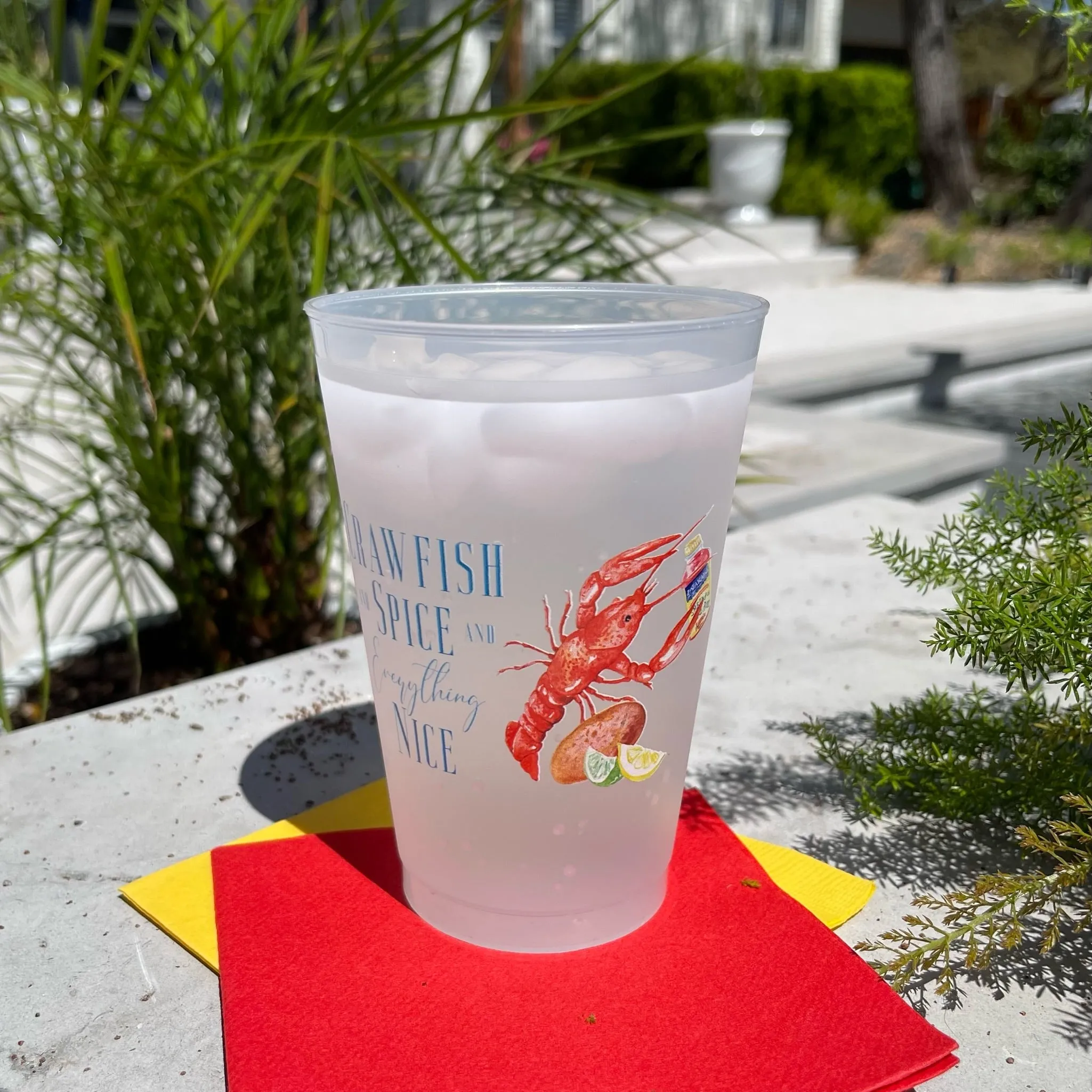 Full Color Crawfish Shatterproof Cups