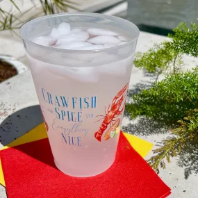 Full Color Crawfish Shatterproof Cups