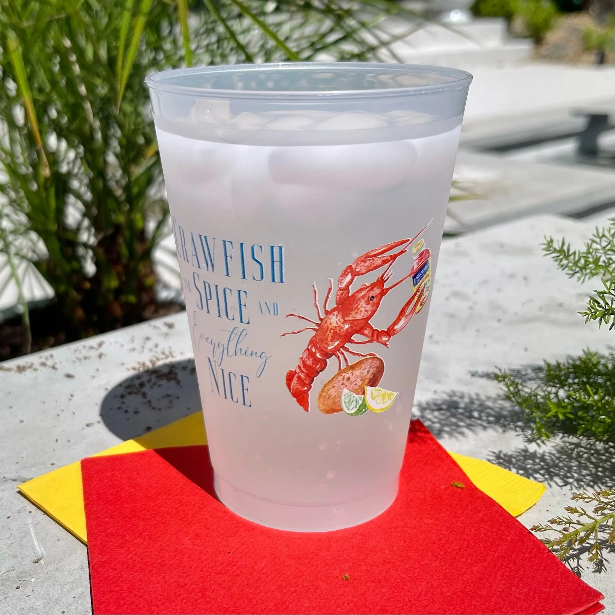 Full Color Crawfish Shatterproof Cups