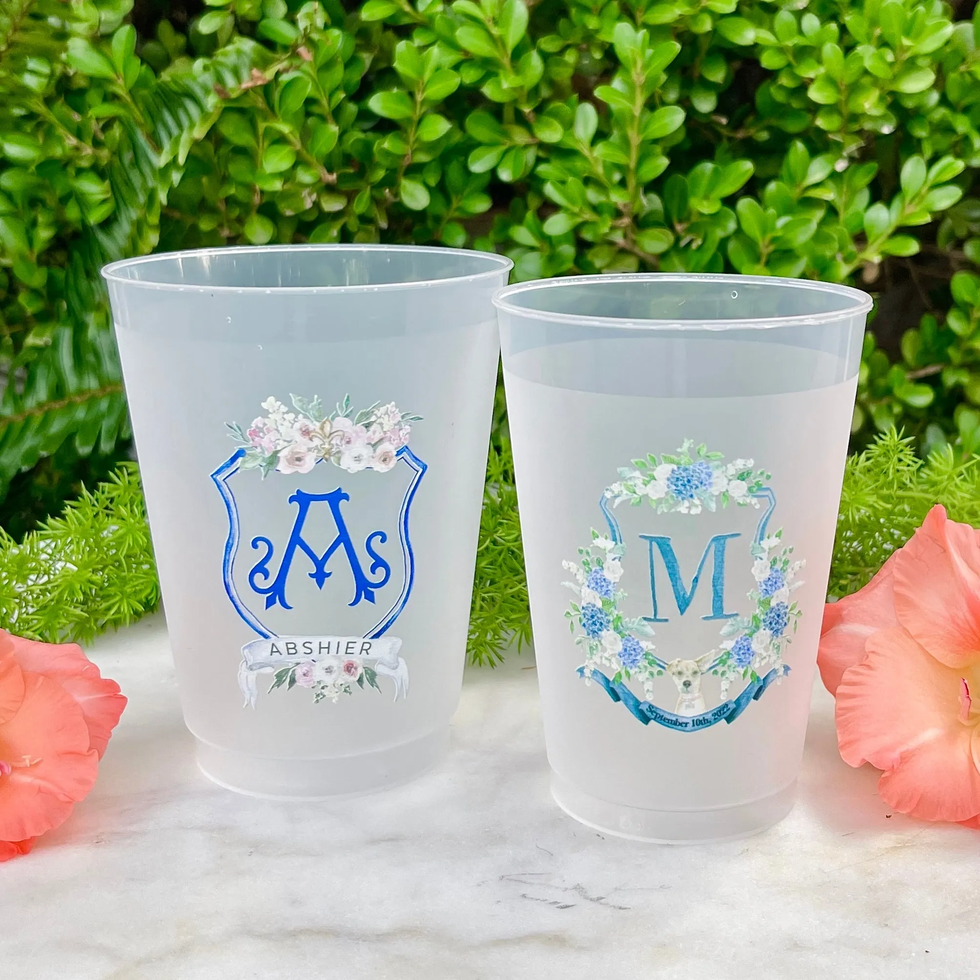 Full Color Custom Crest Frost Flex Cups