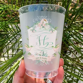 Full Color Hummingbird Crest Shatterproof Cups