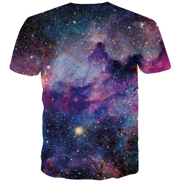 Galaxy T-shirts Space 3d Print T-shirt Nebula Universe Men Unisex