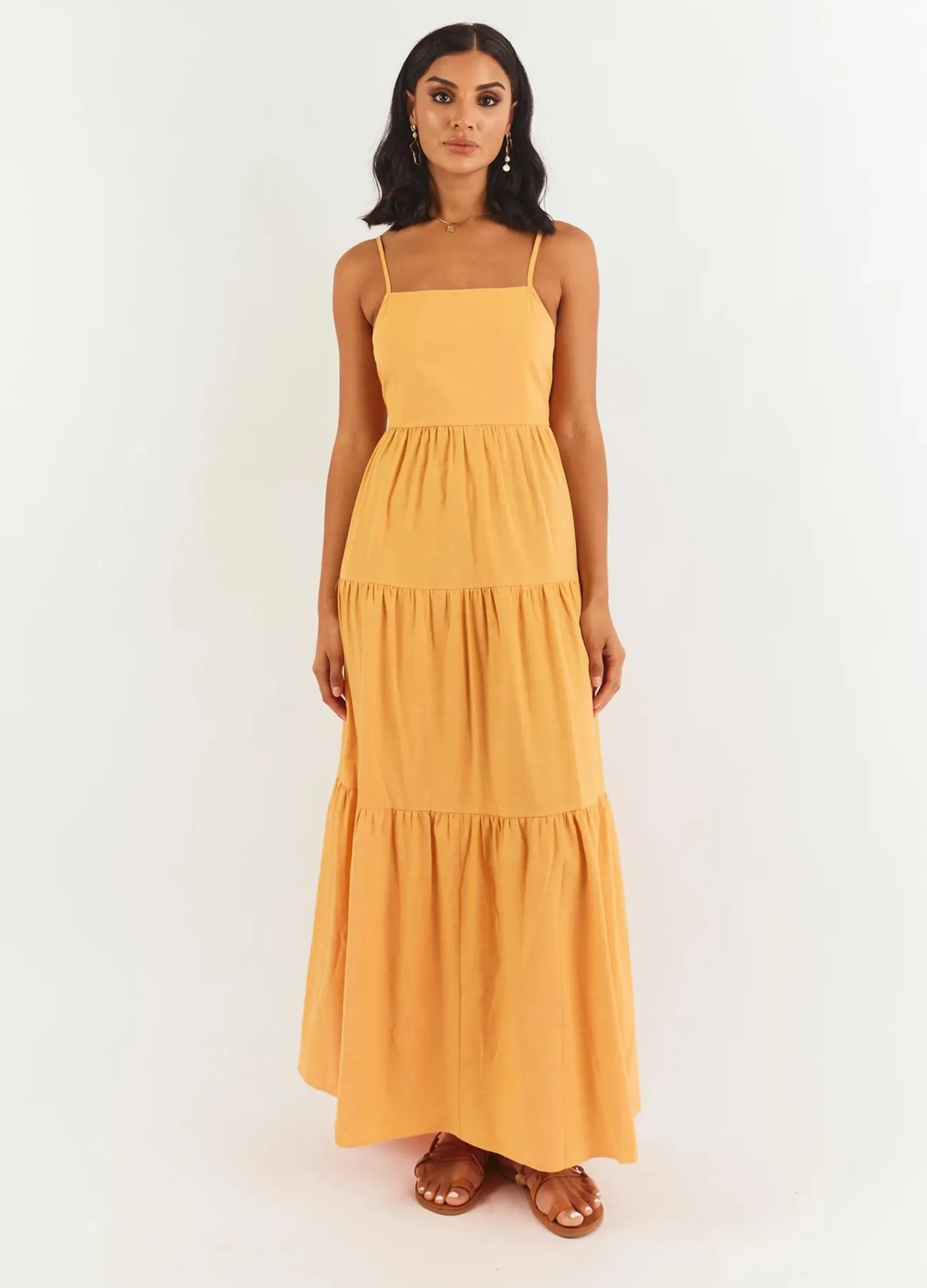 Girl and the Sun - Strappy Astrid Maxi Dress