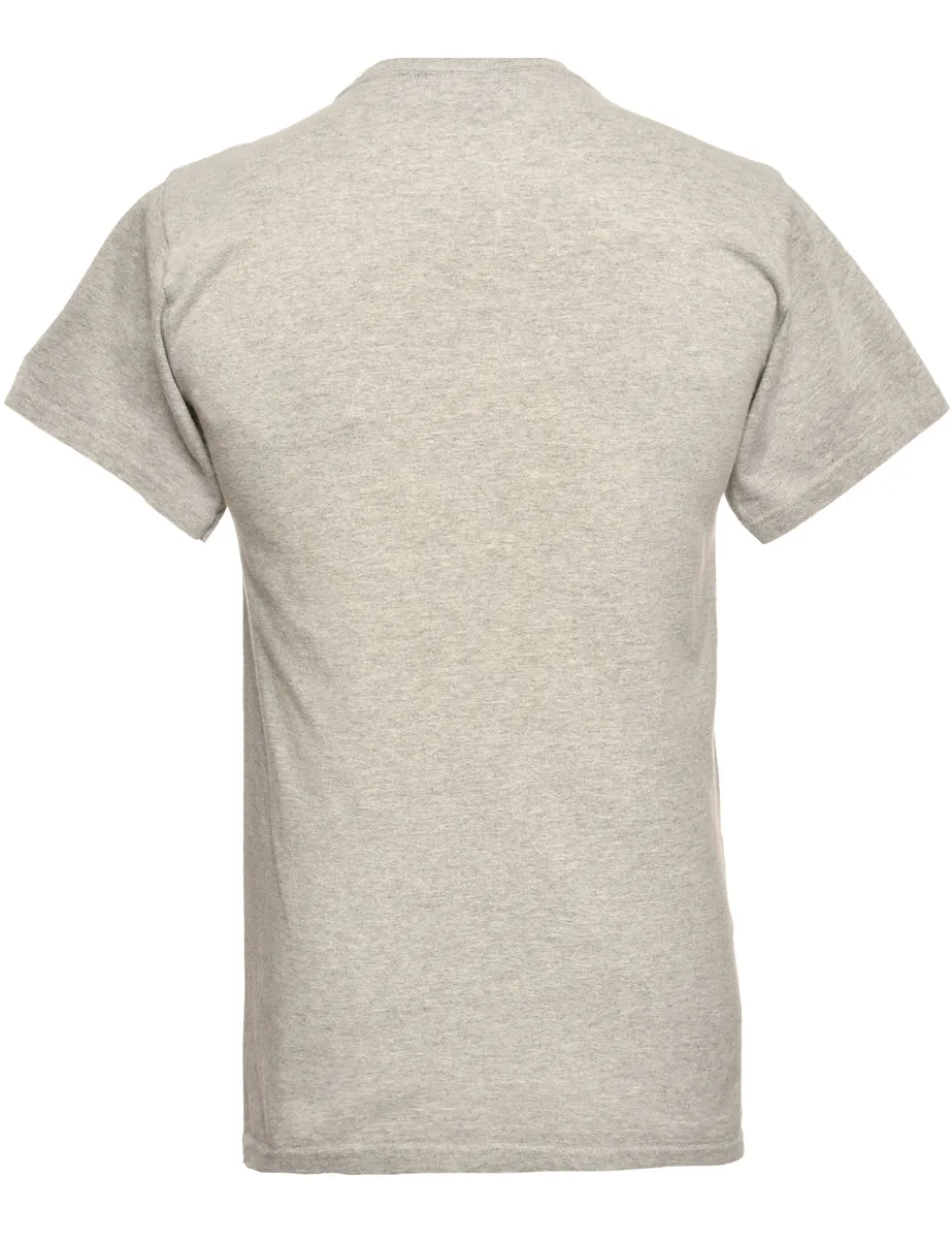 Grey Champion Printed T-shirt - S