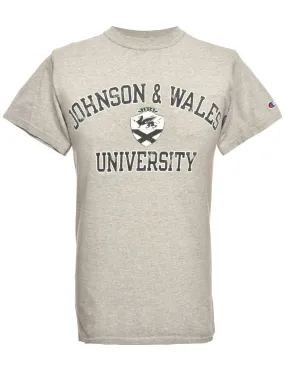 Grey Champion Printed T-shirt - S