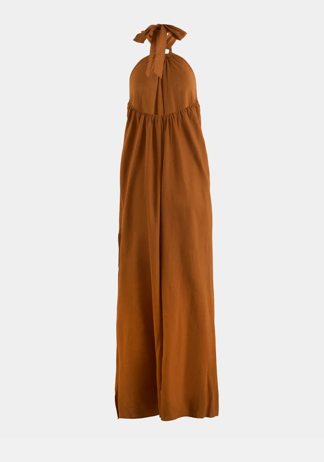 Halter Backless Maxi Dress