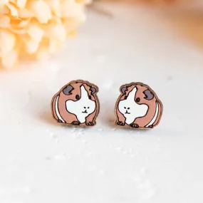 Hand-painted Guinea Pig Earrings - PEL10282