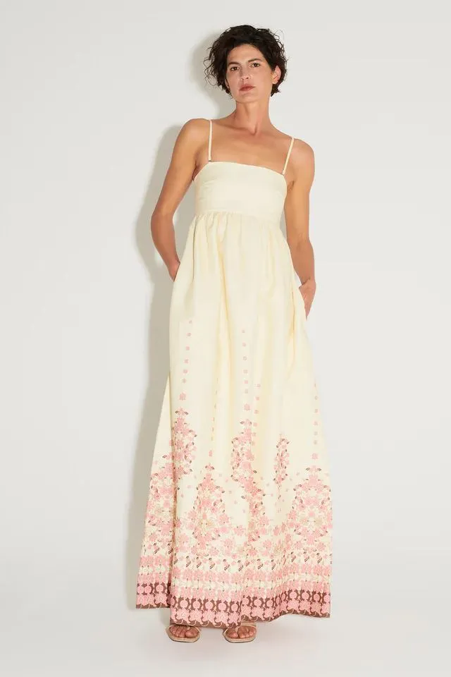 Hansen & Gretel Akacia Maxi Dress - Cream Empress