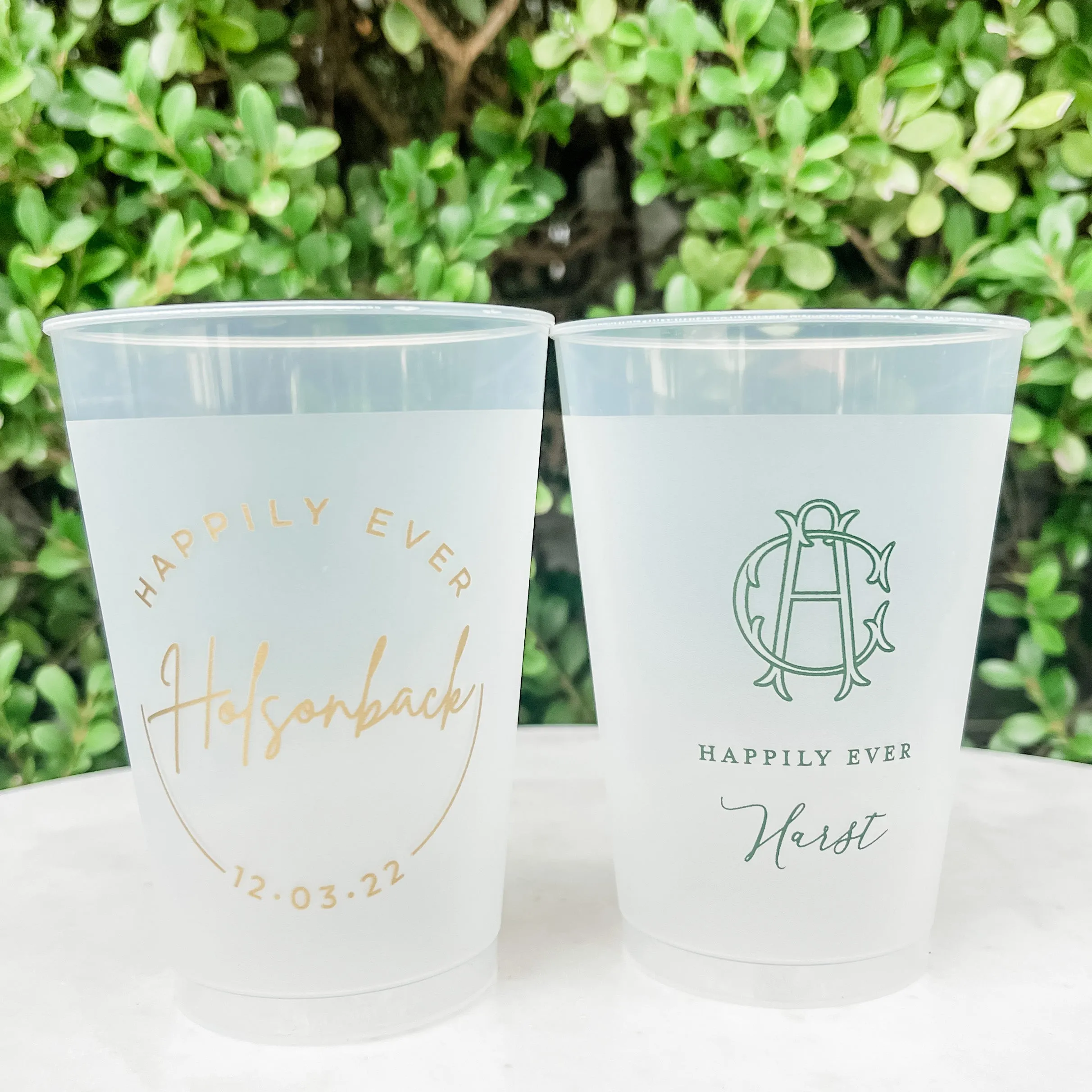 Happily Ever Shatterproof Cups