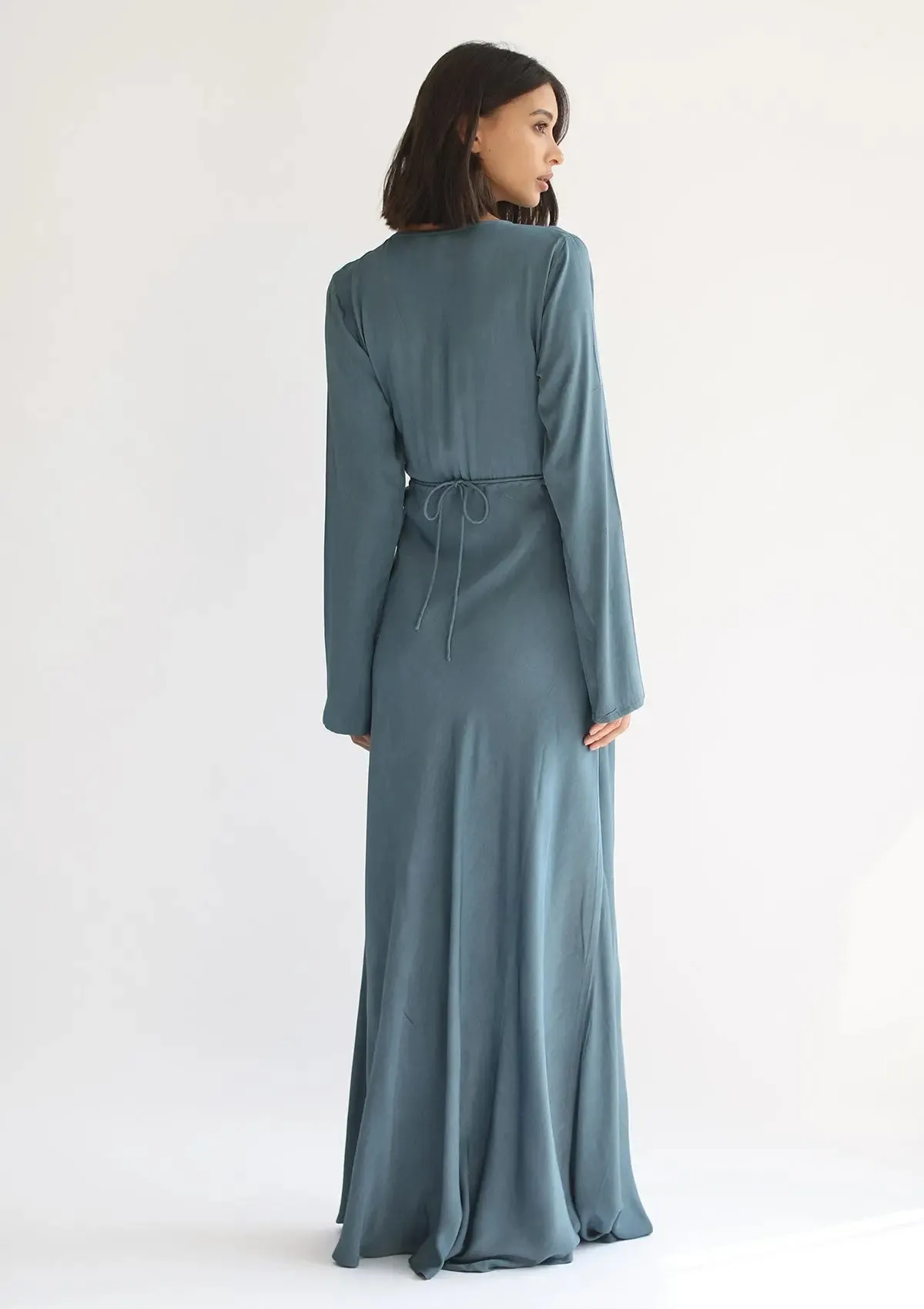 HERA MAXI DRESS - AEGEAN BLUE