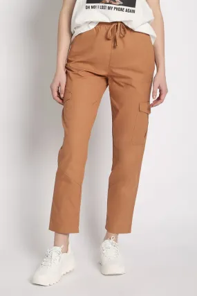 HIGH WAISTED CARGO PANTS