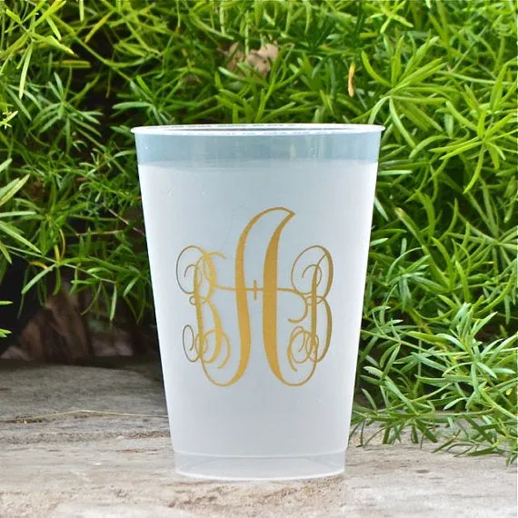 I Do BBQ Personalized Shatterproof Cups