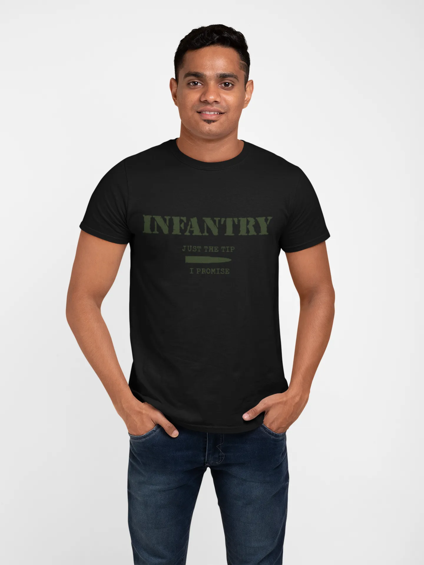 Infantry T-shirt - Just the Tip, I Promise (Men)