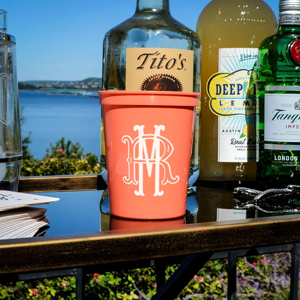 Interlocking Monogram Stadium Party Cups