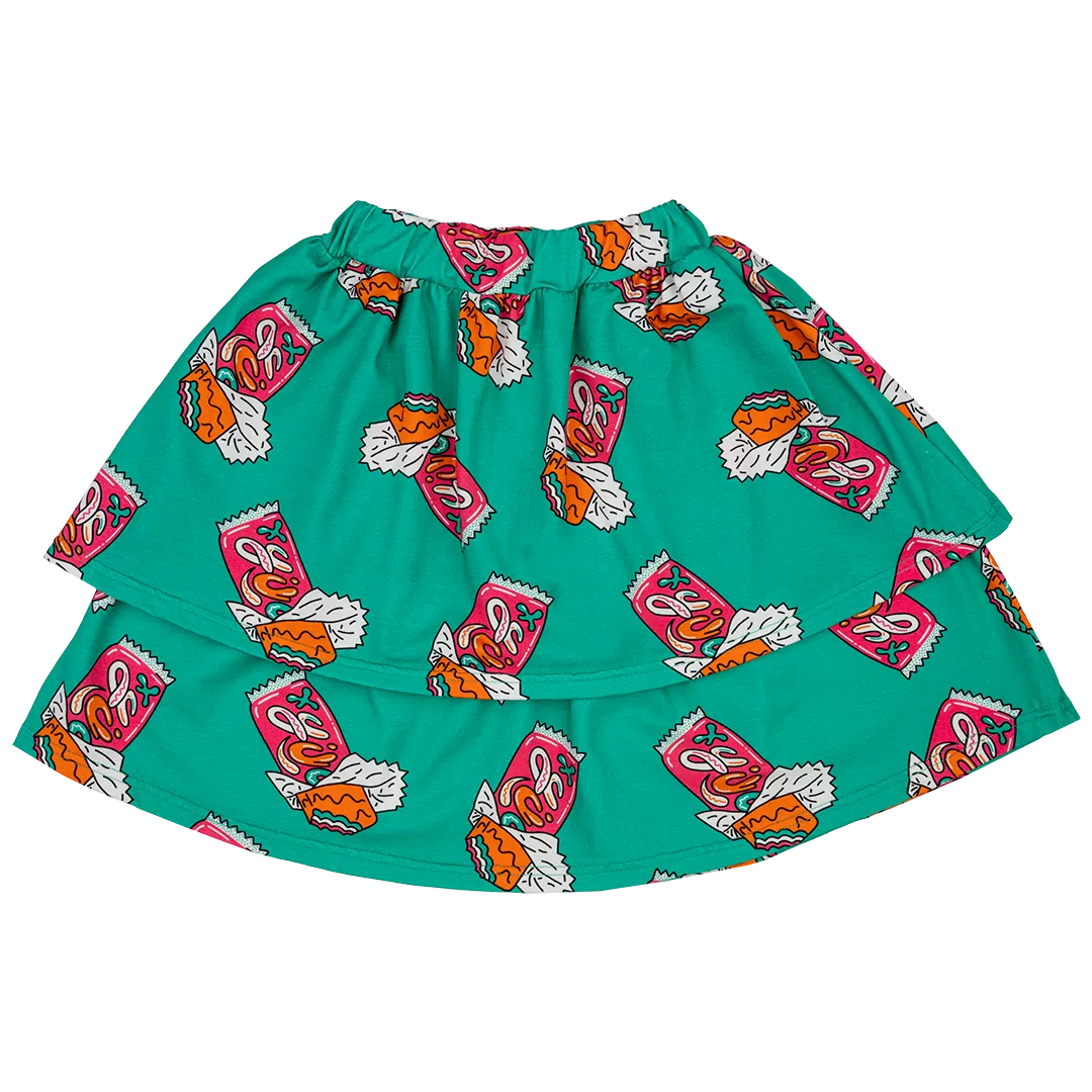 Jelly Alligator Candy Bar Mint Skirt