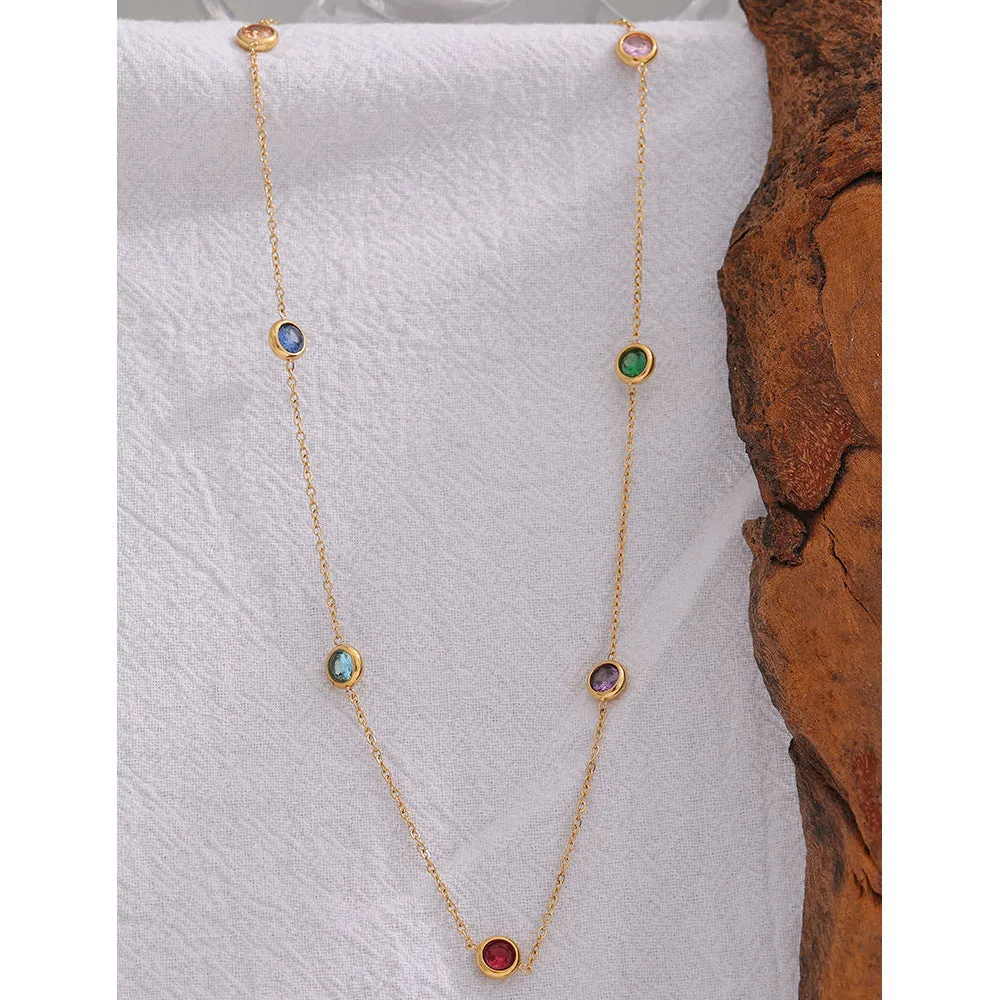 Just Lil Things  Artificial  Gold Necklace jltn0677