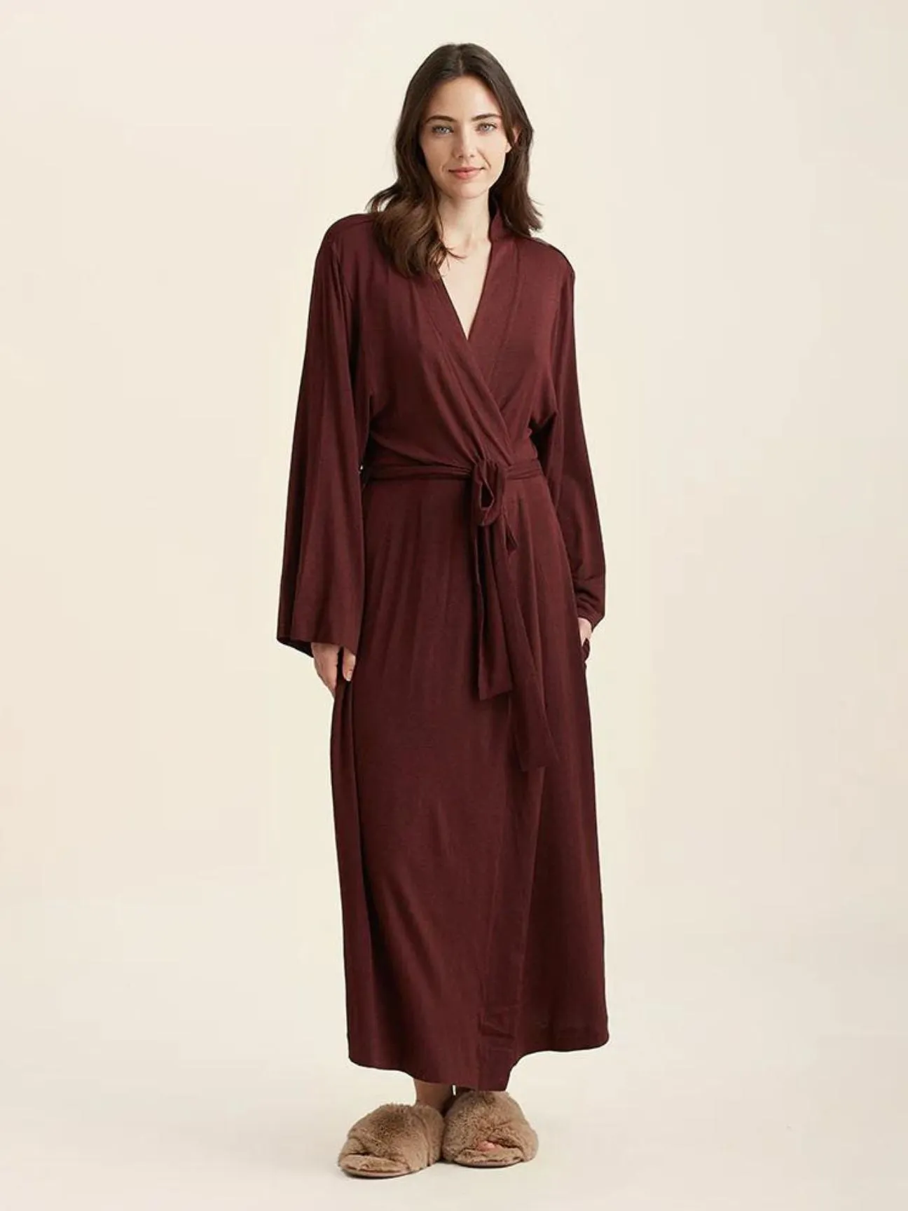 Kate Modal Soft Maxi Robe