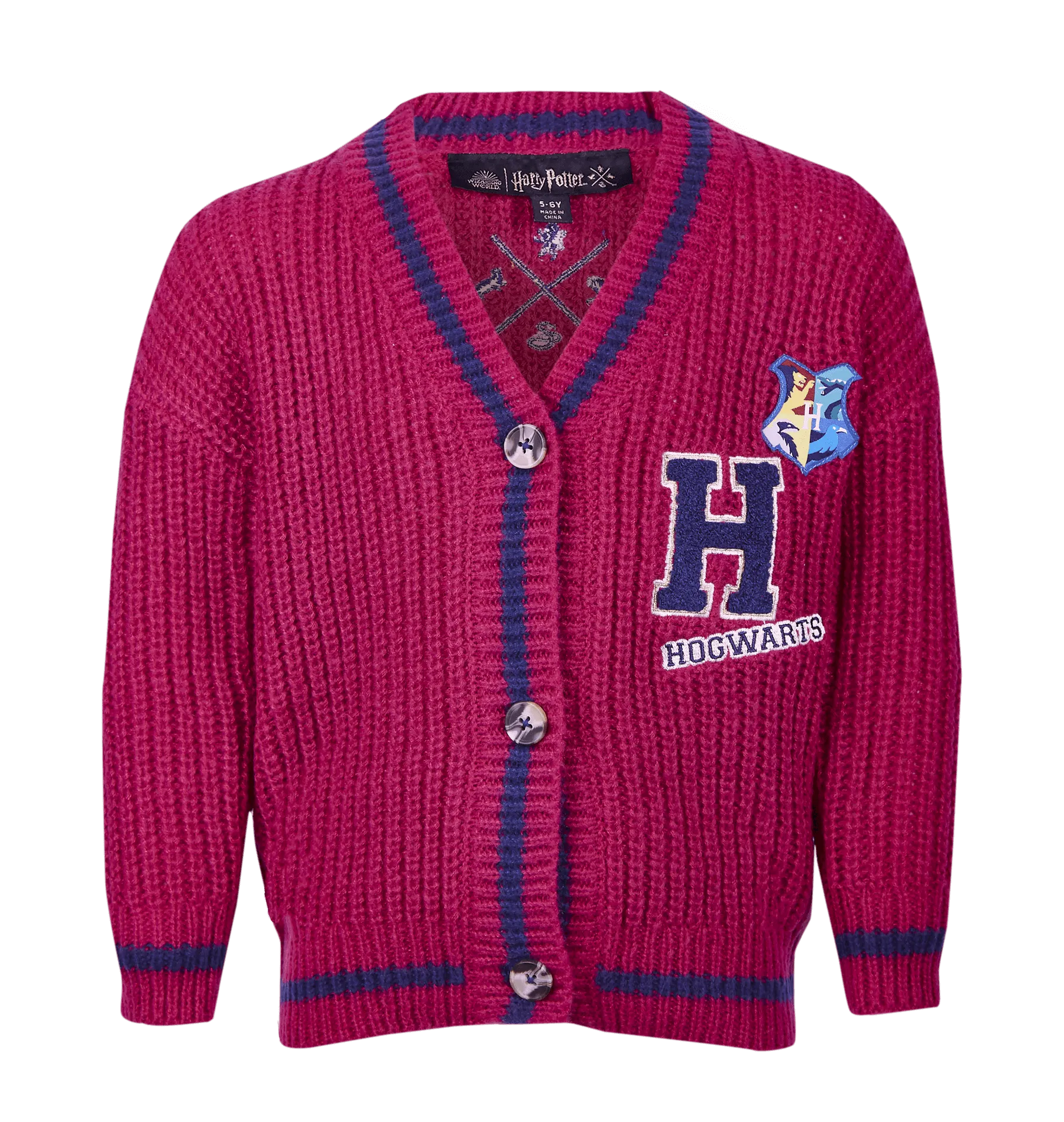 Kids Hogwarts Knitted Cardigan