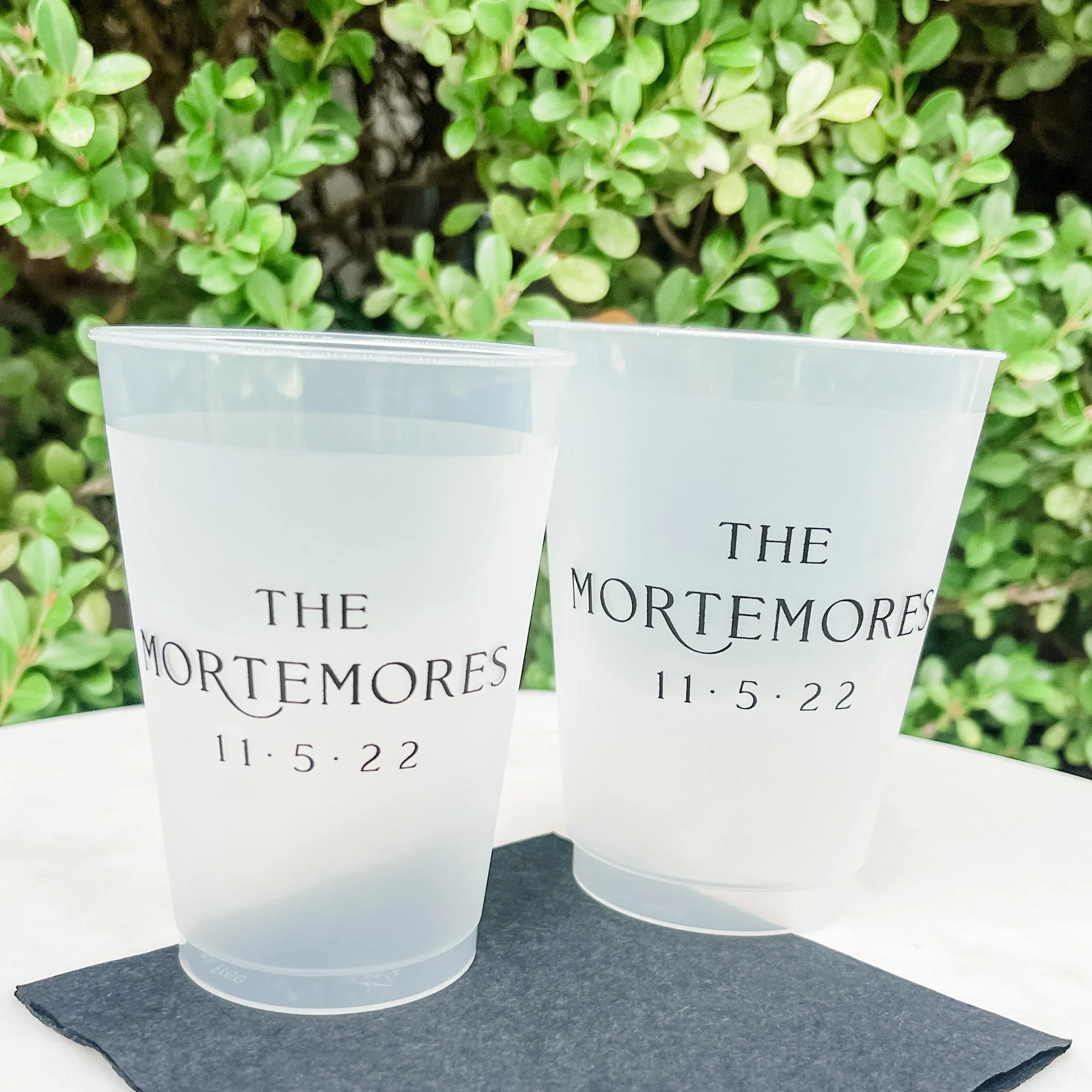 Last Name Frost Flex Party Cup Favors