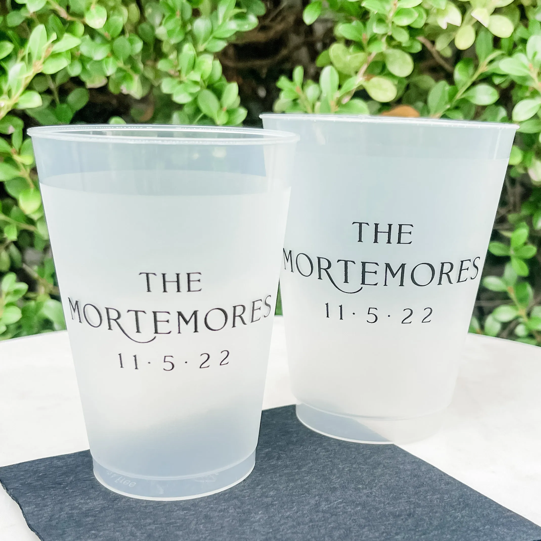 Last Name Frost Flex Party Cup Favors