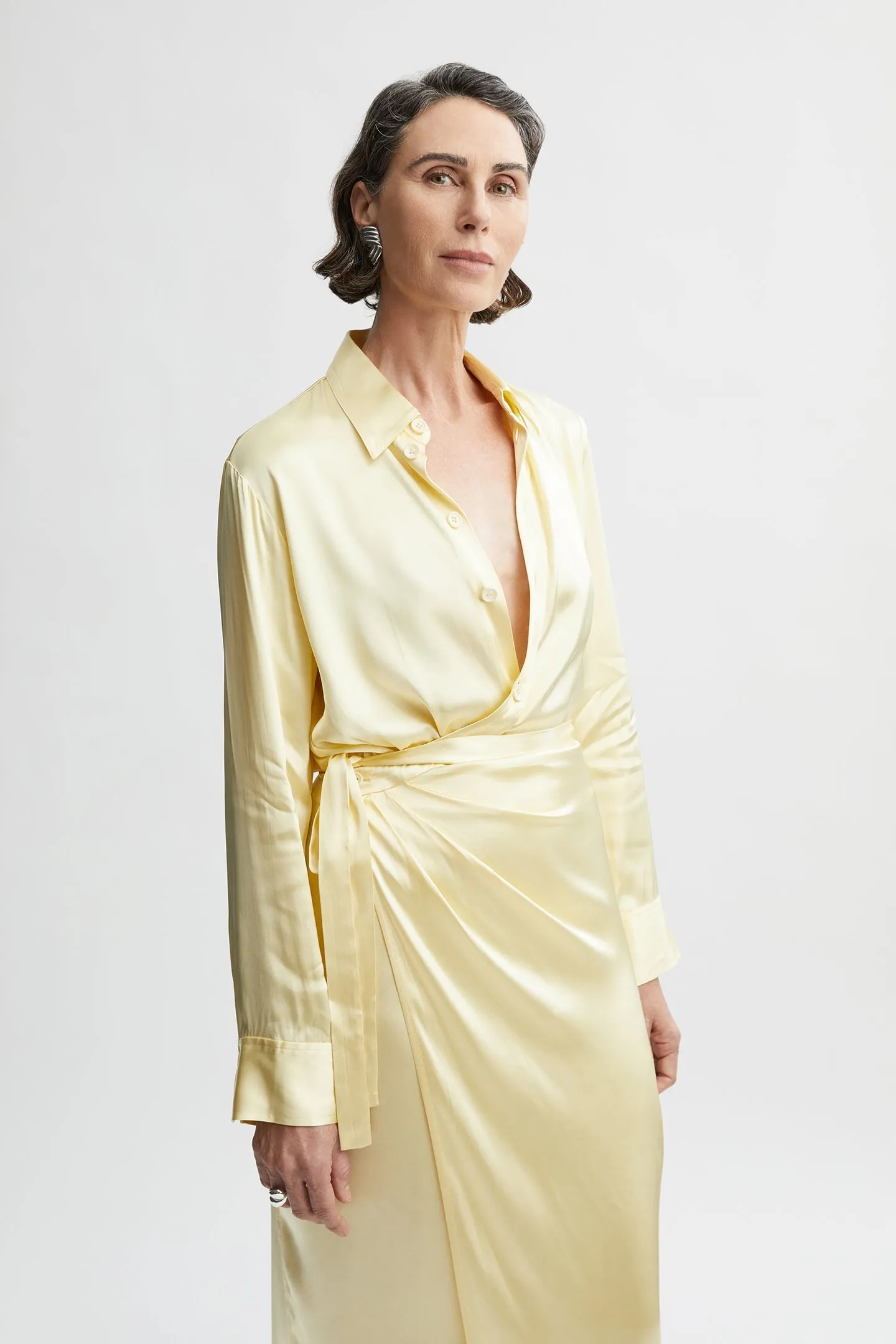 Laurie Wrap Shirt Dress