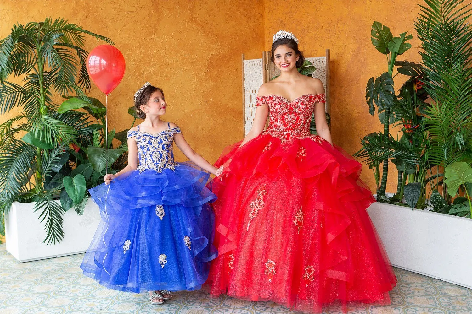 Layered Off Shoulder Quinceanera Dress by Calla KY018383