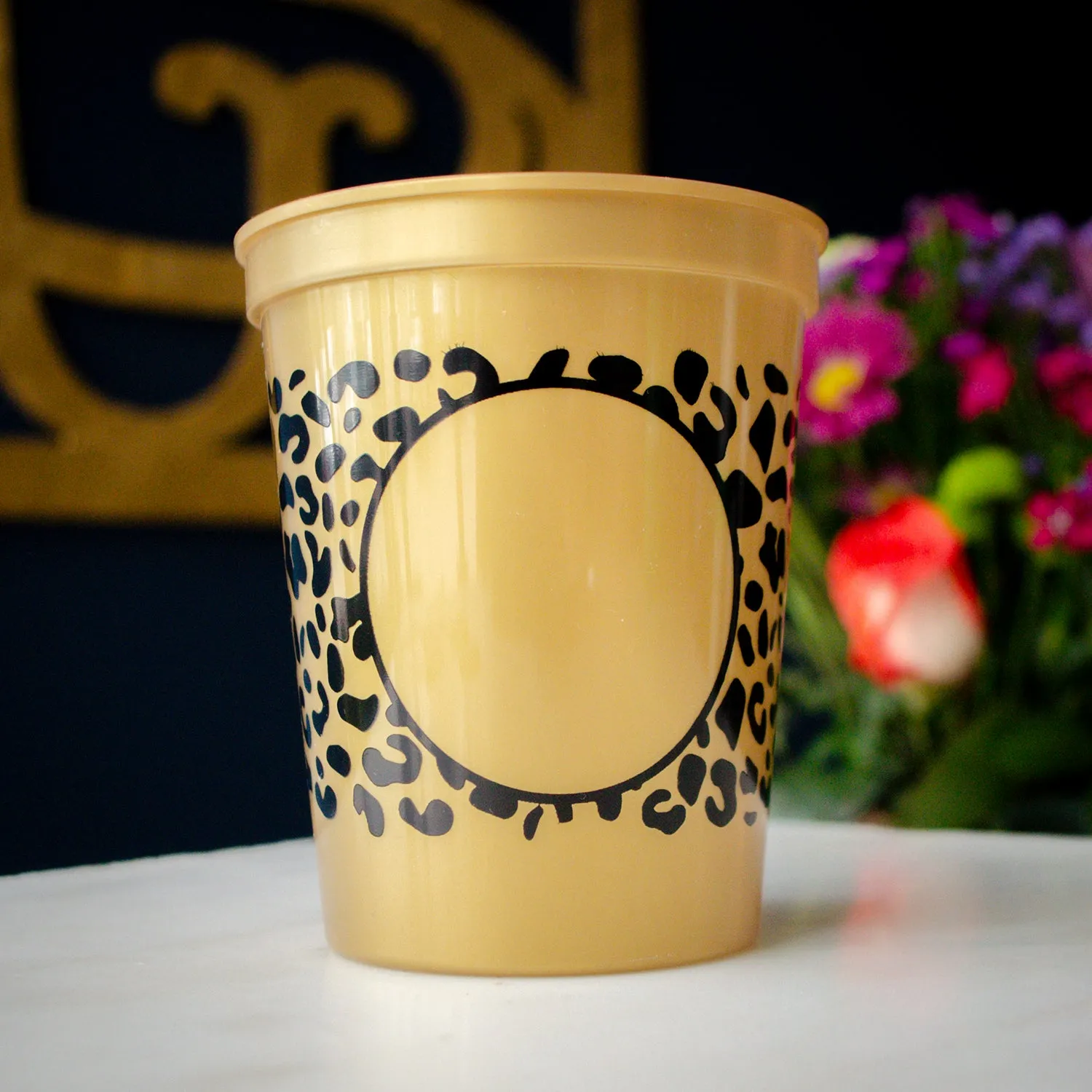 Leopard Print Party Cups