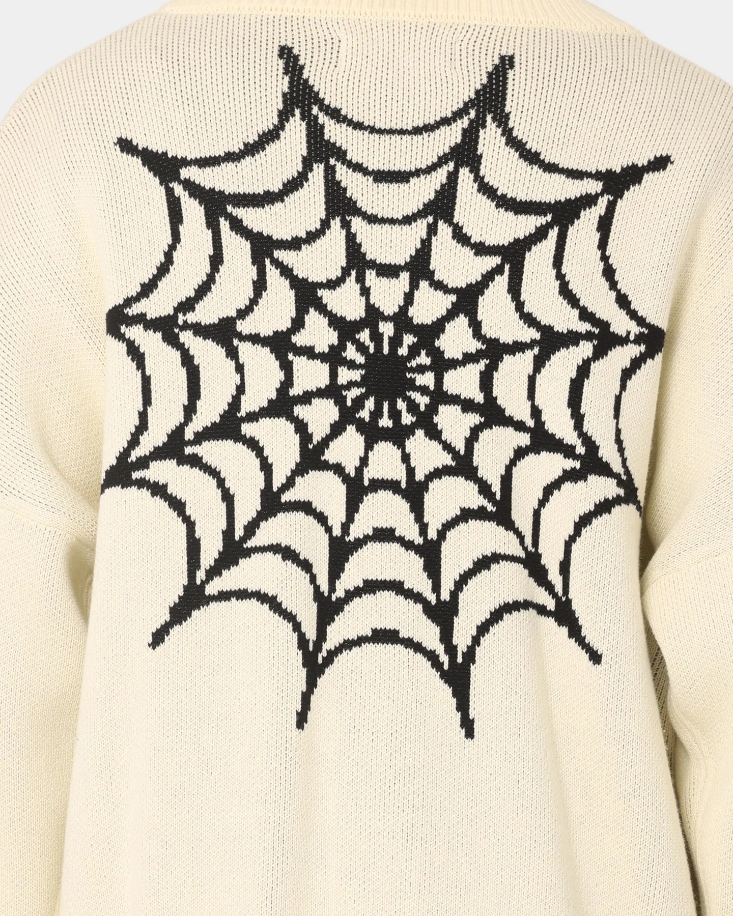 Loiter Spider Cardigan Cream