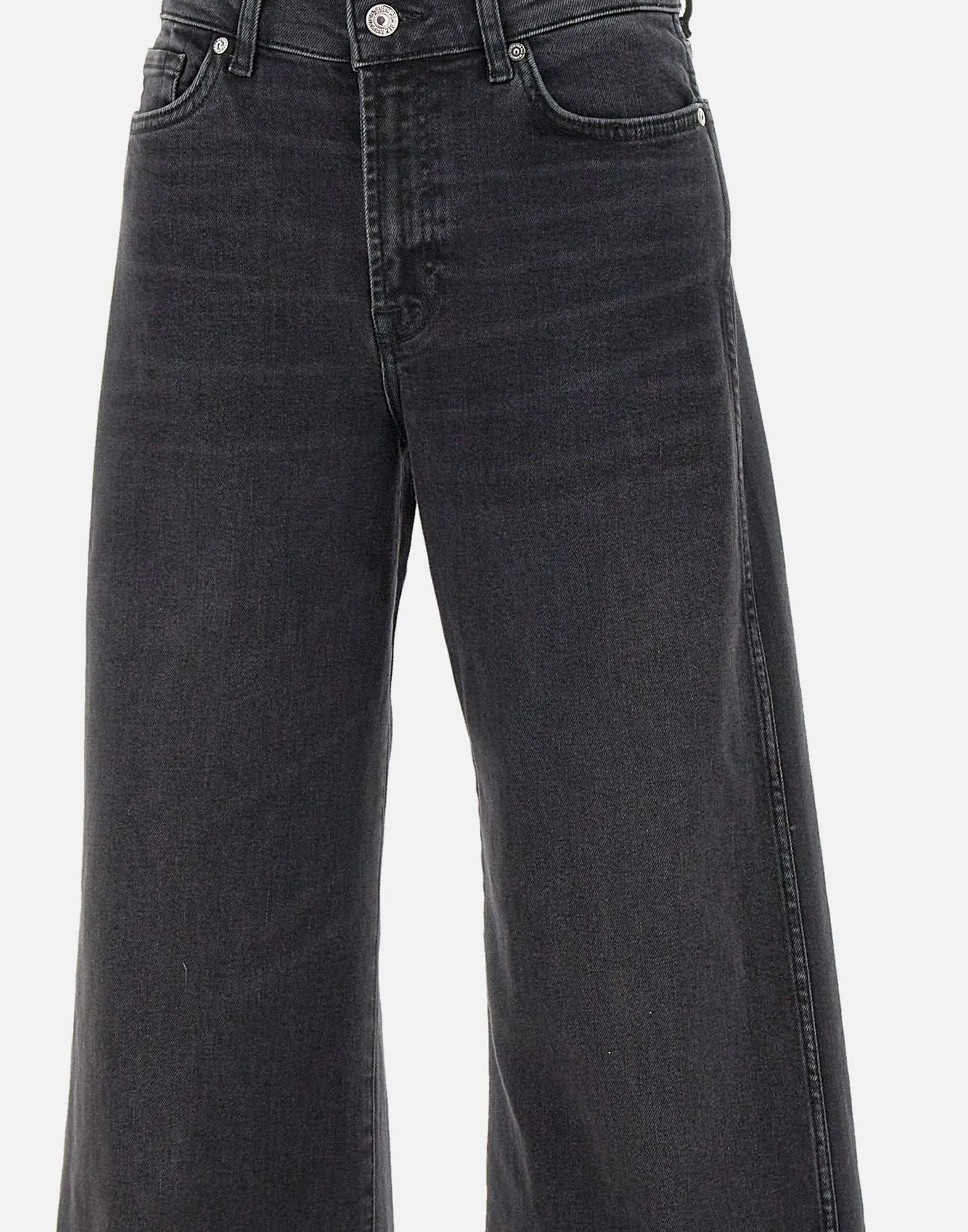 Lotta Lux Vintage Black Wide Leg Jeans