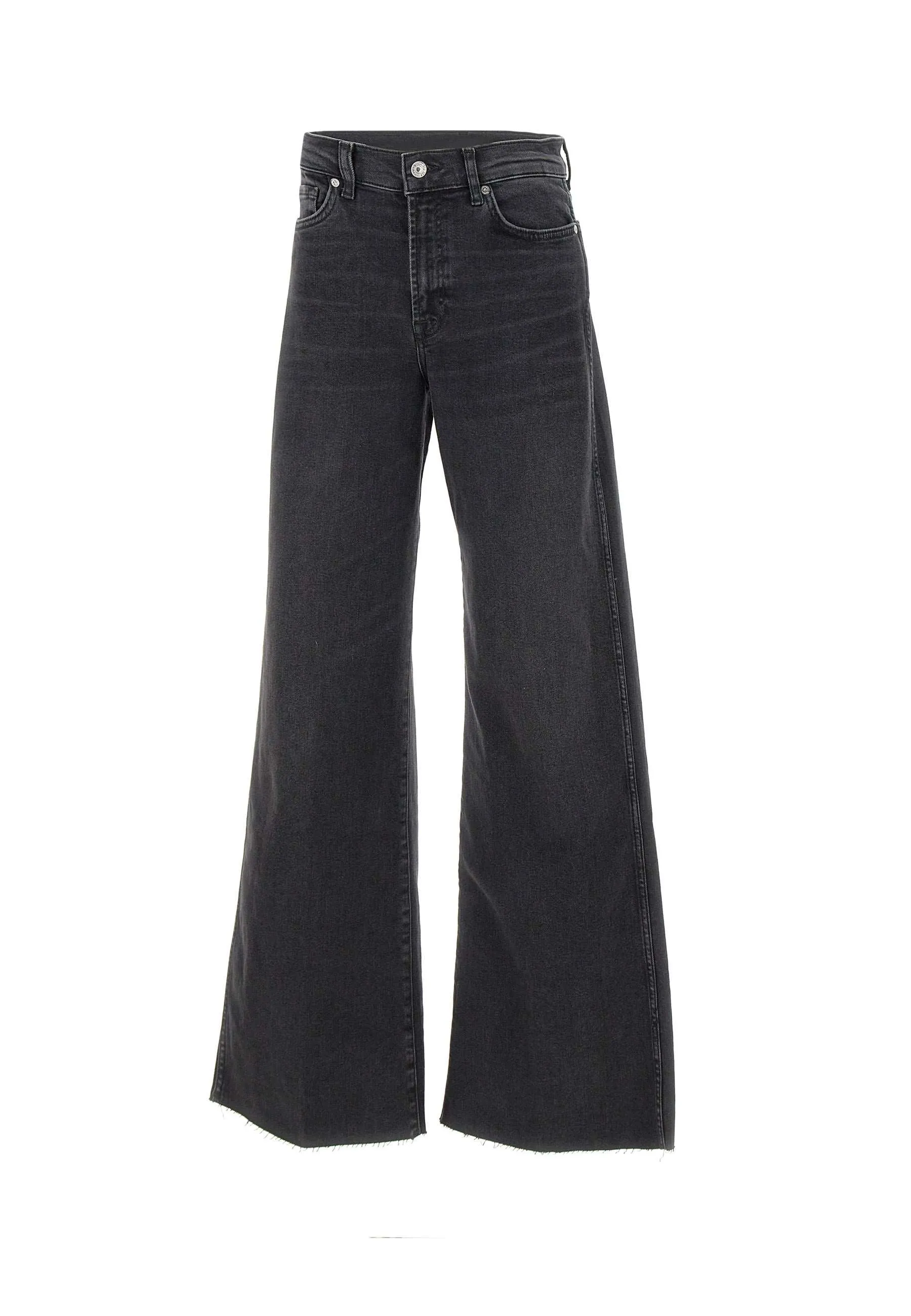 Lotta Lux Vintage Black Wide Leg Jeans