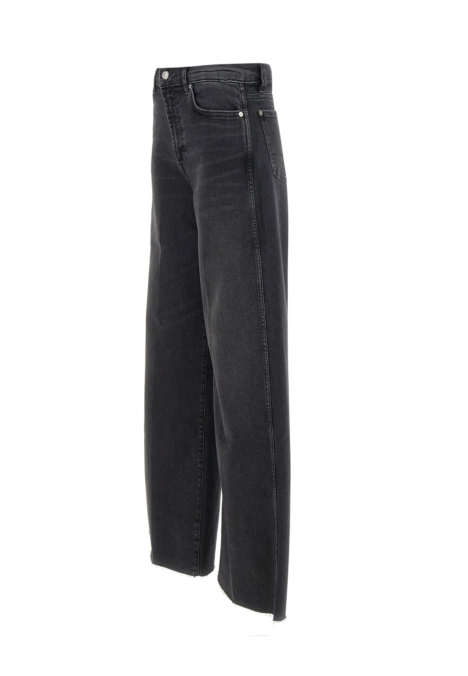 Lotta Lux Vintage Black Wide Leg Jeans