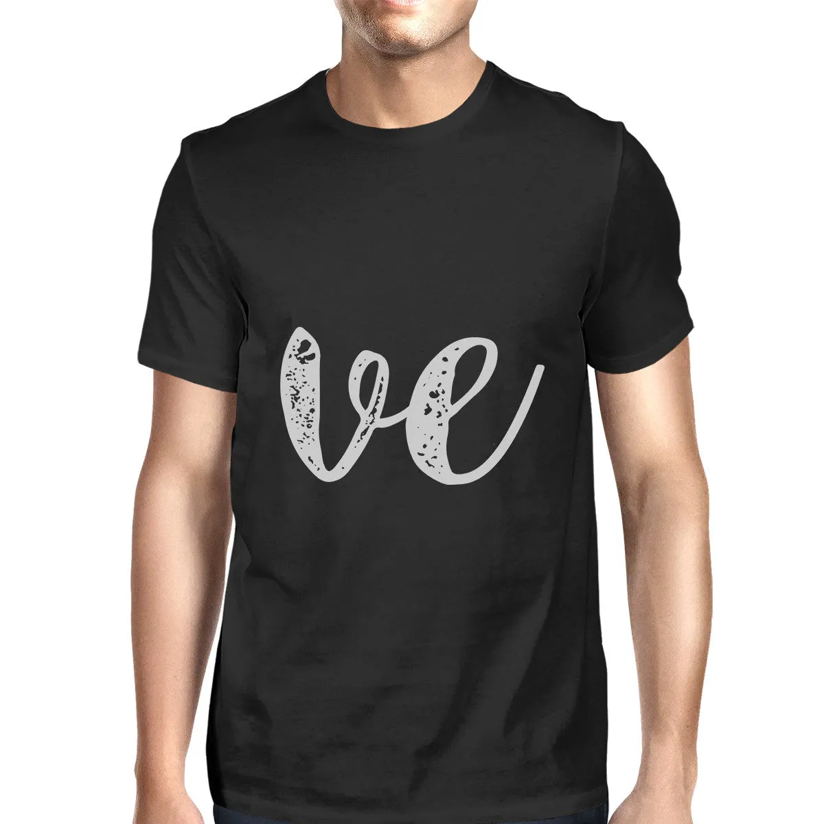 Love Heart Family Mom, Dad, and Baby Black Shirt