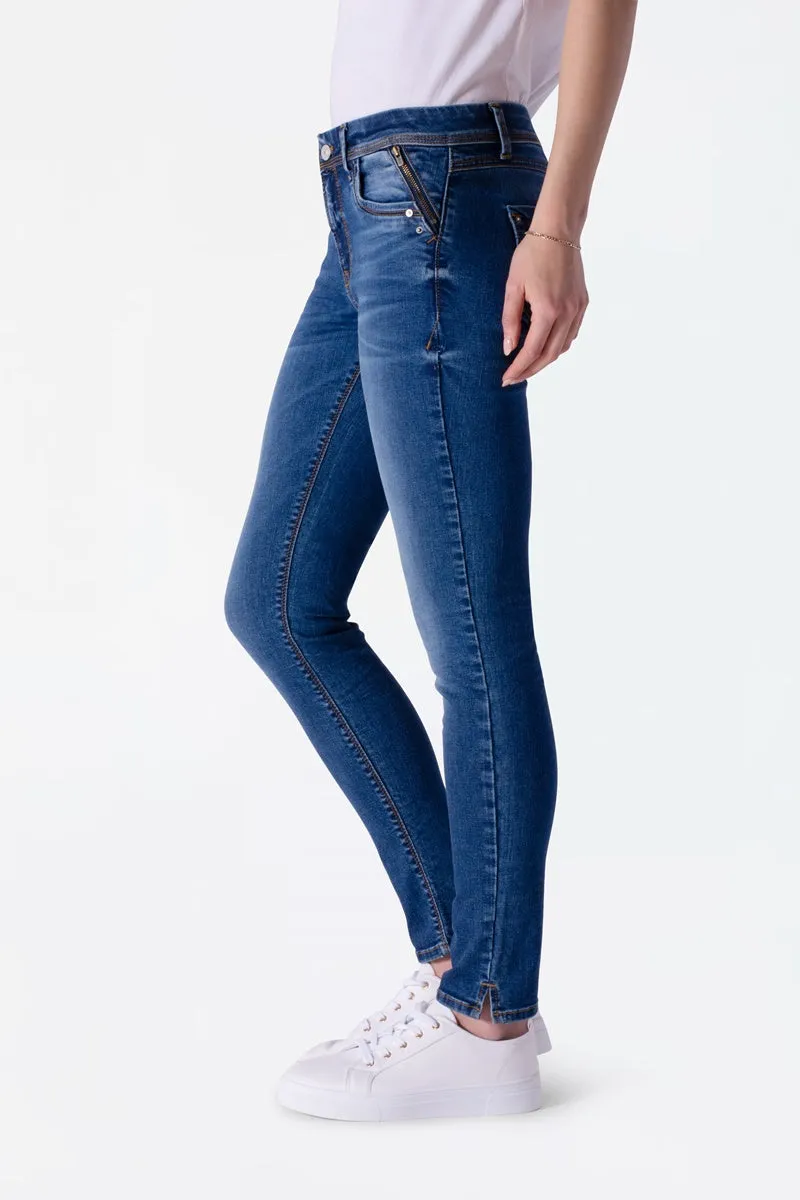 LTB - Deanna Y Mid rise Ankle Super Slim  - Talia Wash