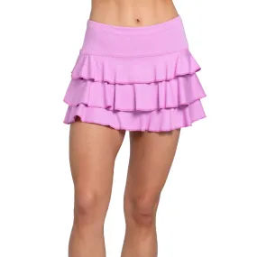 Lucky In Love Awesome Ruffle 13.5 Inch Womens Tennis Skirt