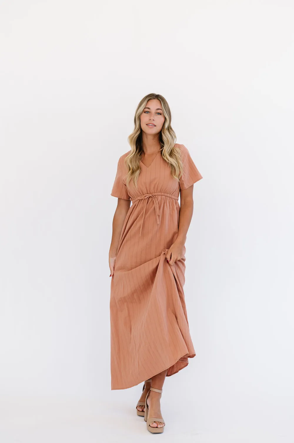 Lula Dress in Camel