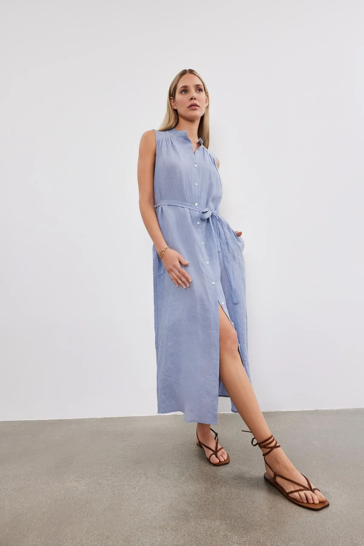 LUNA LINEN DRESS