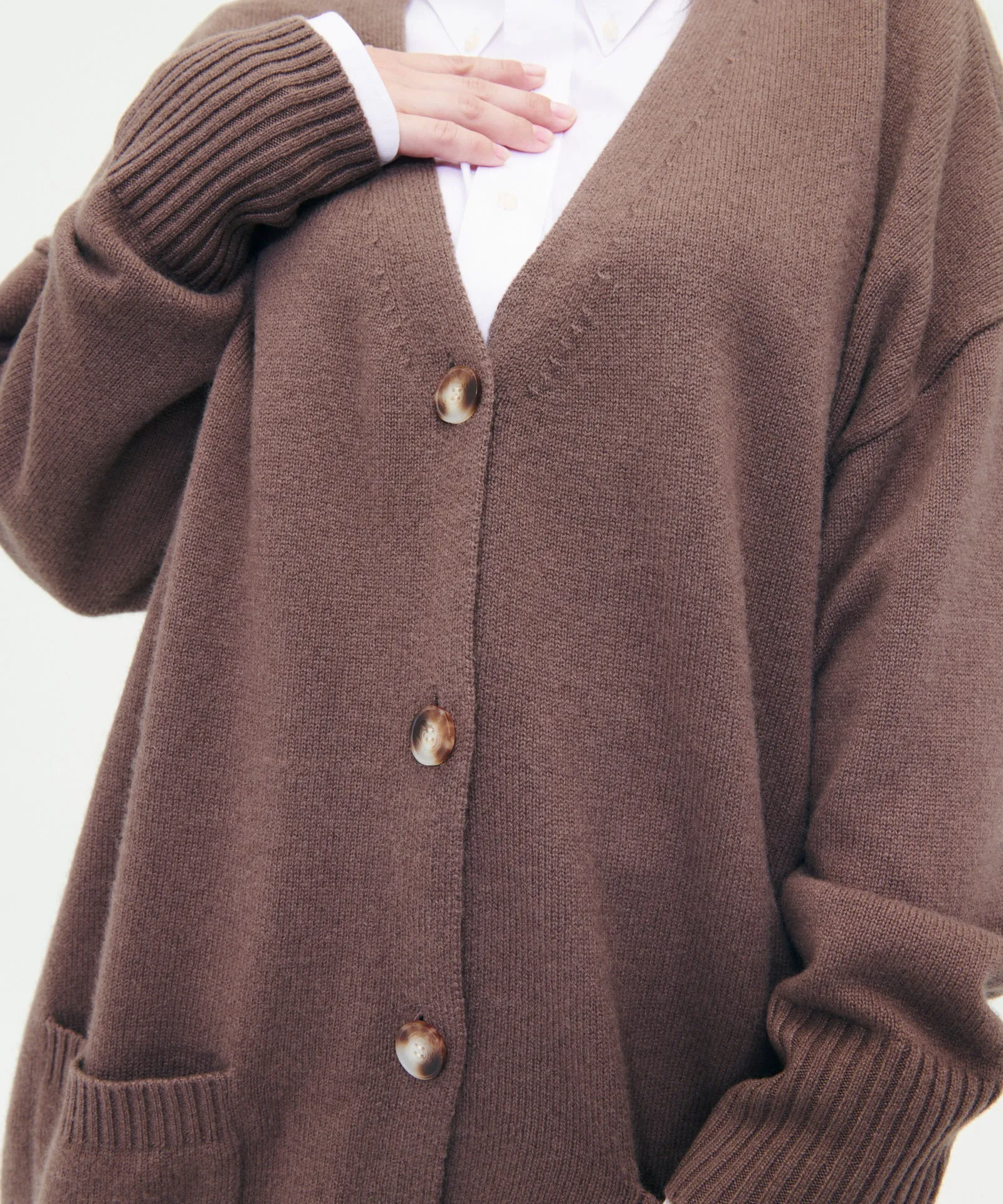 Luxe Cashmere Grandpa Cardigan