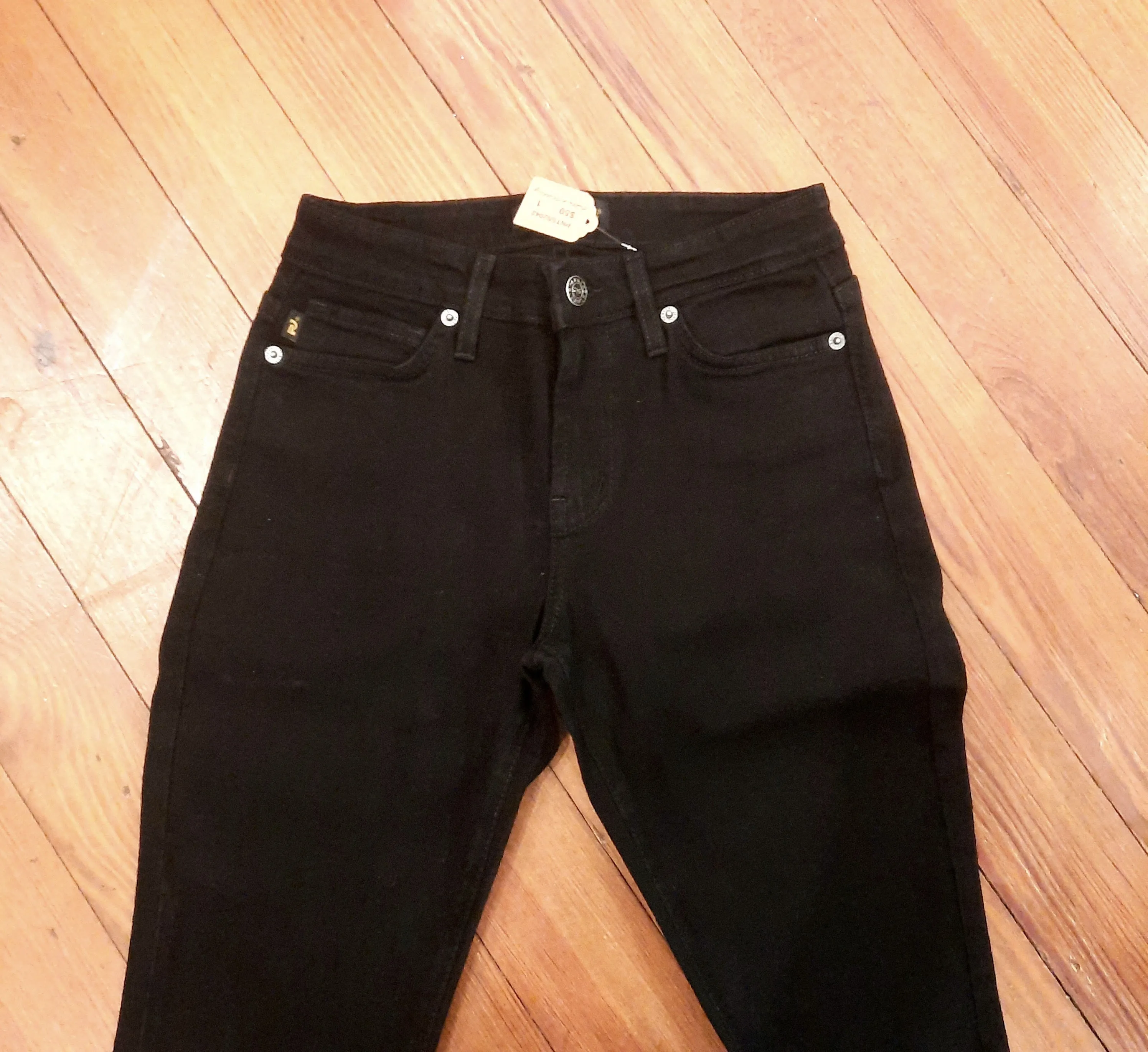 Made in America Stretch Skinny Jeans in Black