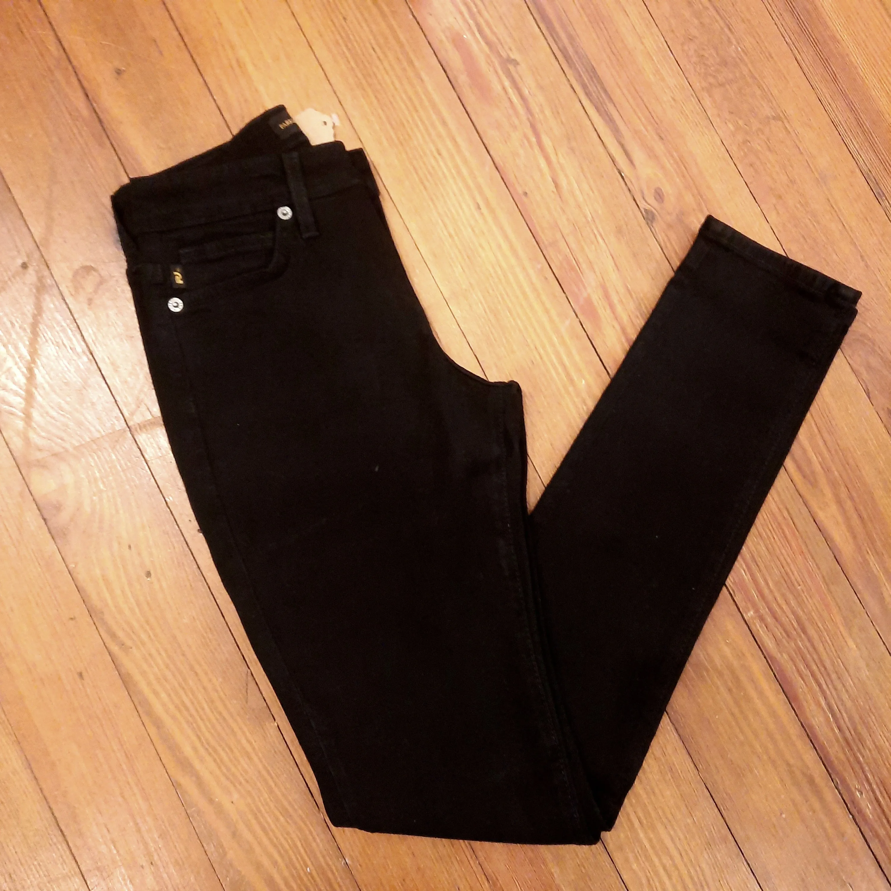 Made in America Stretch Skinny Jeans in Black