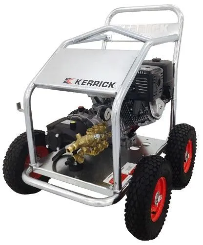 Magnum M4012-40HG By Nilfisk Pro Super Four Wheel 13HP Honda Powered 4000PSI Hot Water Industrial Pressure Washer