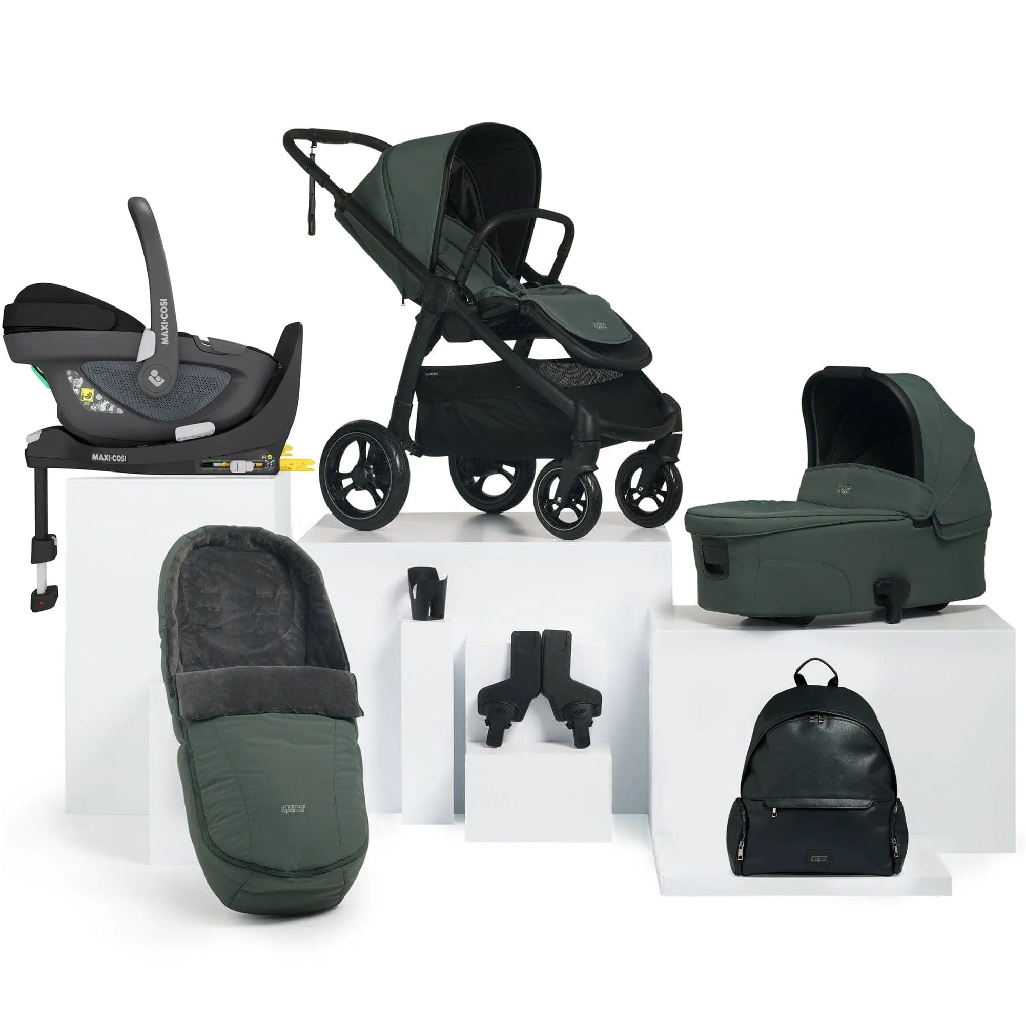 Mamas & Papas Ocarro Complete 8-Piece Maxi Cosi Bundle in Oasis