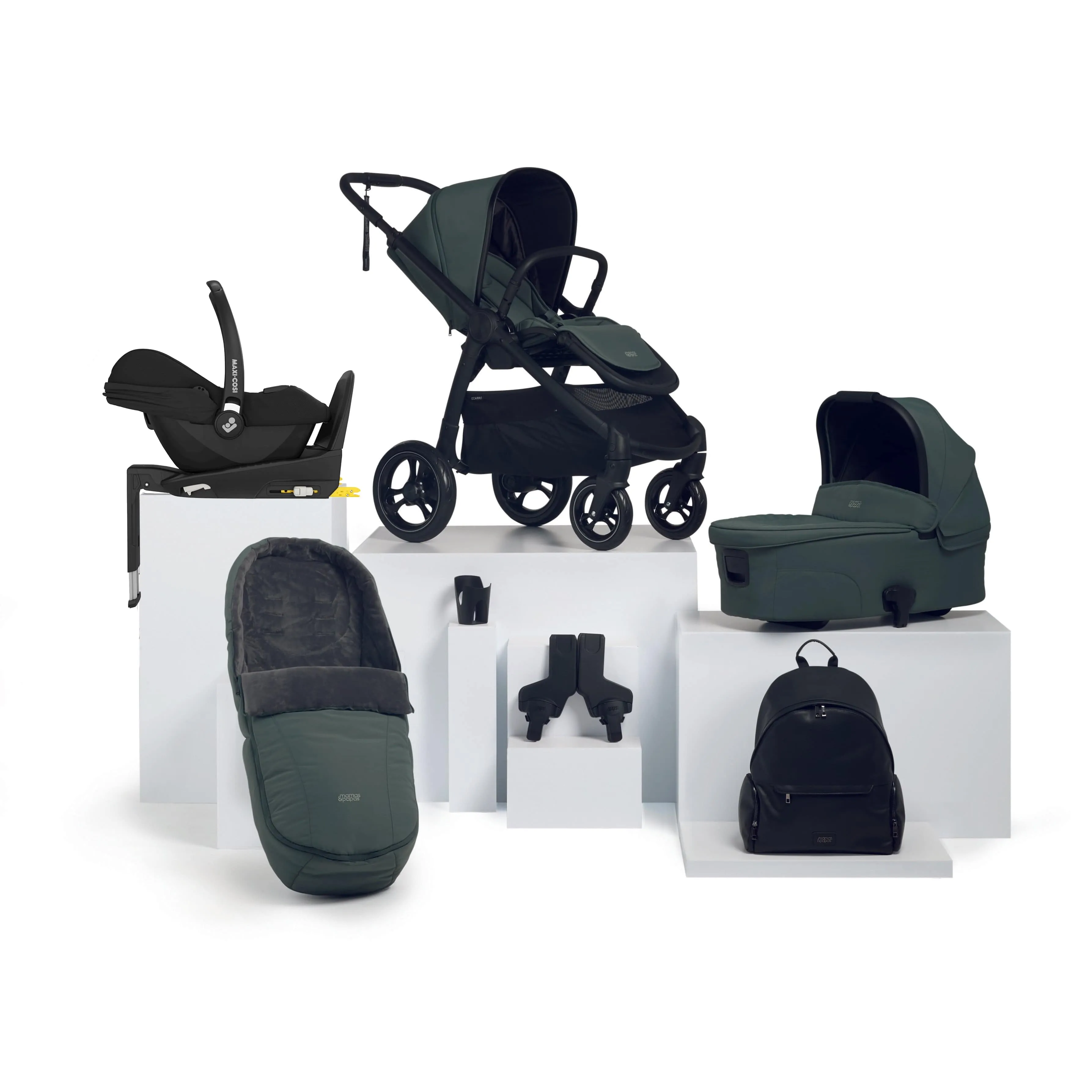 Mamas & Papas Ocarro Complete 8-Piece Maxi Cosi Bundle in Oasis