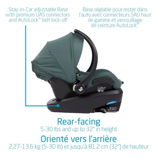 Maxi Cosi Zelia Max 5-in-1 Modular Travel System | Essential Green