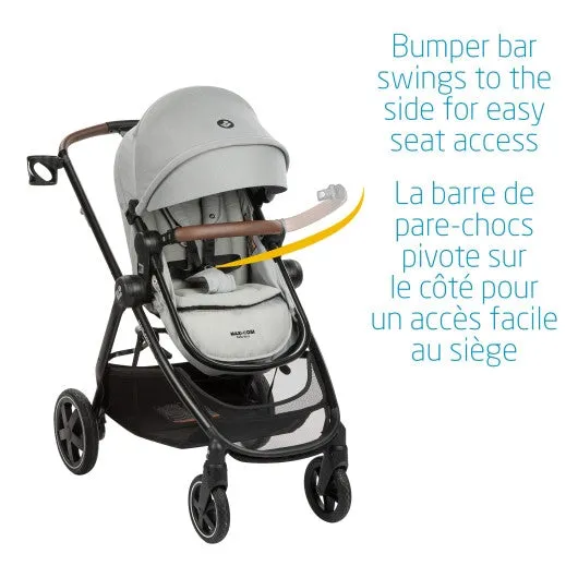 Maxi Cosi Zelia Max 5-in-1 Modular Travel System | Polished Pebble