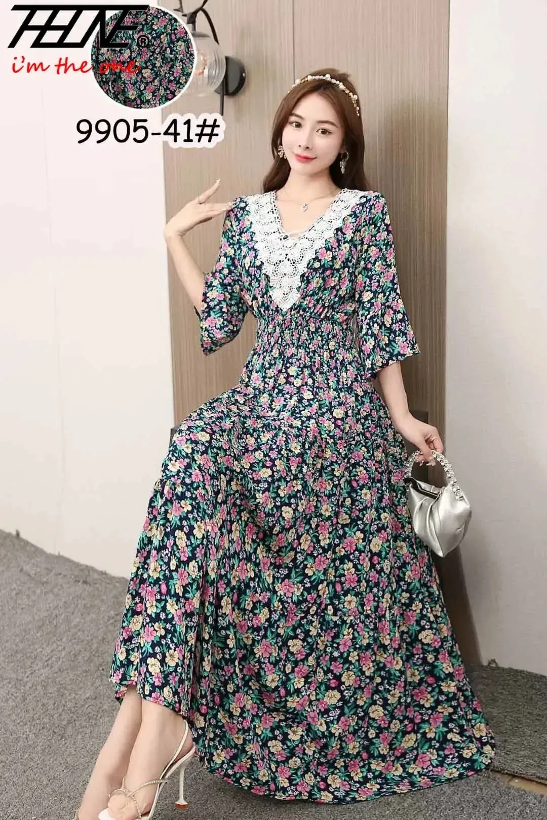 Maxi Long Lace Dress Women Summer Indian Clothes Vestidos Para Mujer Robe Bohemian Cotton Floral Beach Korean Style Casual