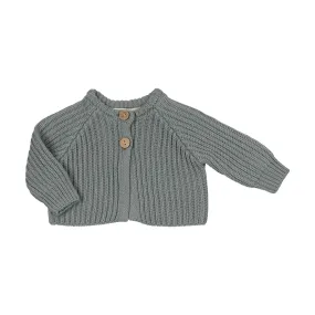 Mema Knits Dove Overal Cardigan