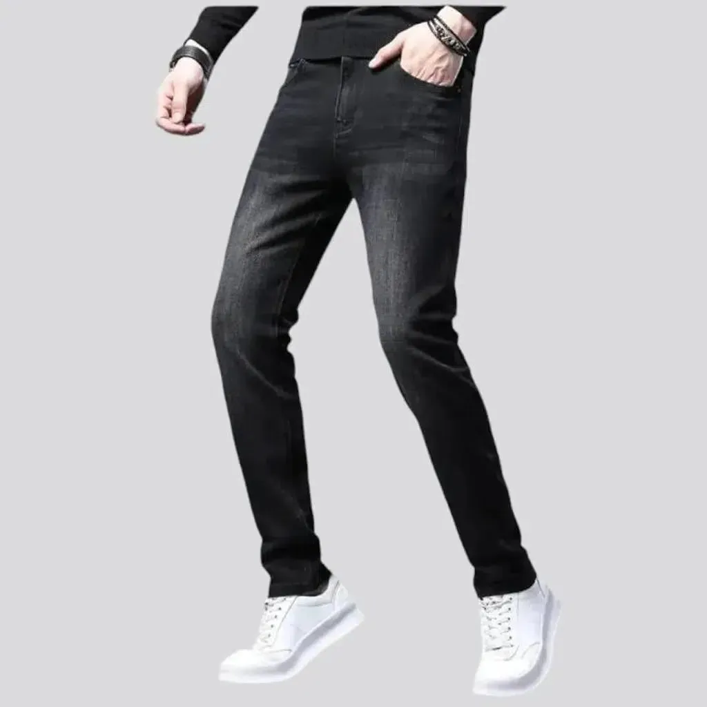 Men's dark jeans