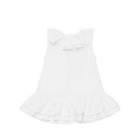 Michelle Linen Dress | Off White